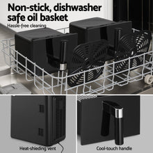 Devanti Air Fryer Oven 11L Dual Zone Fryers
