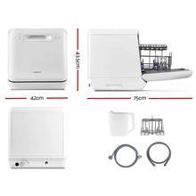 Devanti 3 Place Settings Benchtop Dishwasher