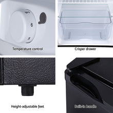 Devanti 110L Bar Fridge Black