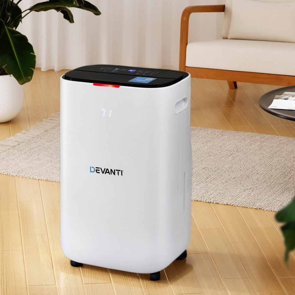 Devanti Dehumidifier 20L Air Purifier White
