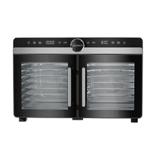 Devanti 16 Trays Food Dehydrator Dual-Zone Stainless Steel