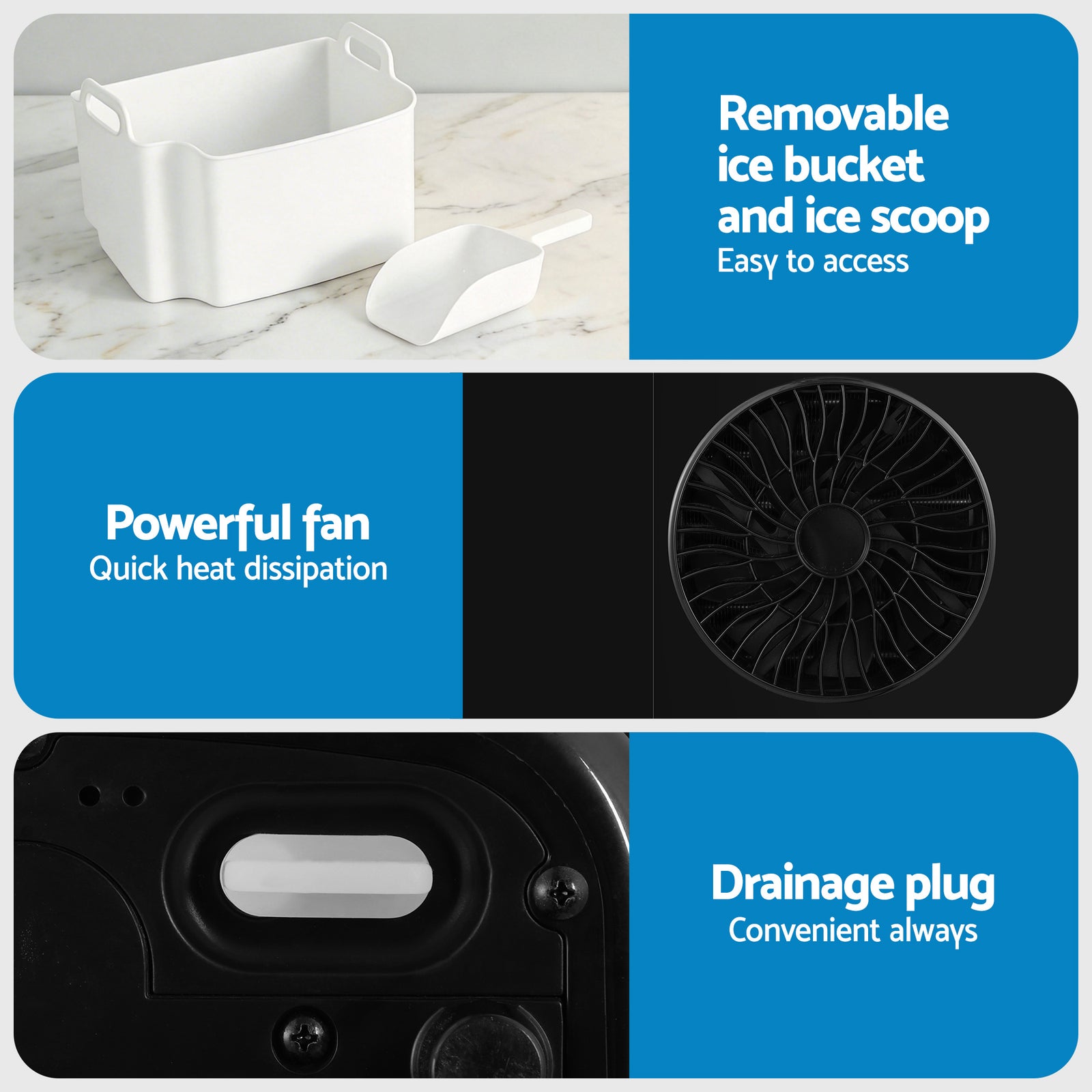 Devanti 15kg Nugget Ice Maker Machine