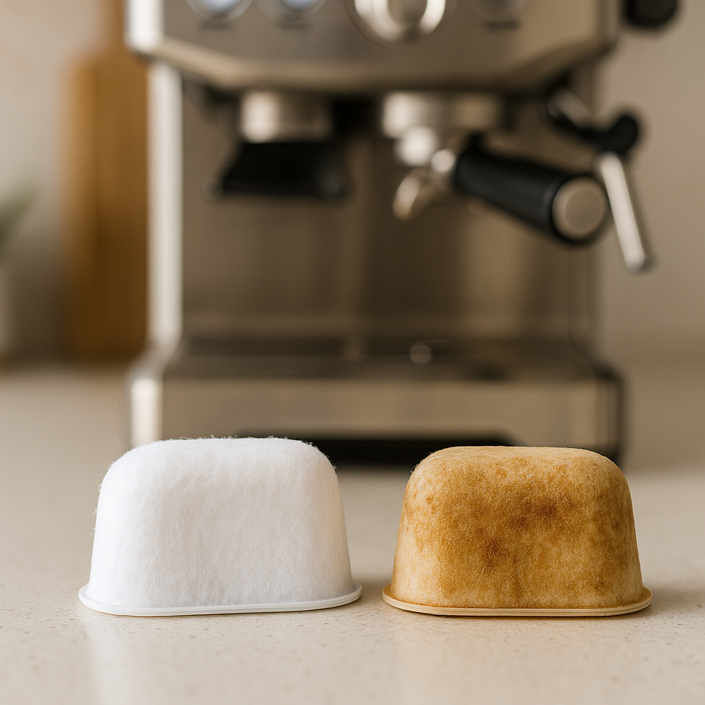 18 Water Filters | Precision-Fit Resin Filters for Espresso Machines - 3 Year Supply