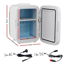 Glacio Mini Fridge Portable White Electric Cooler Warmer 12V 220V