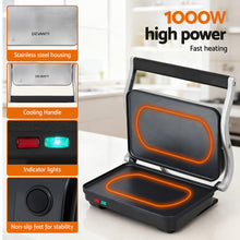 Devanti 3 in 1 Sandwich Maker Steak Press Grill 1000W