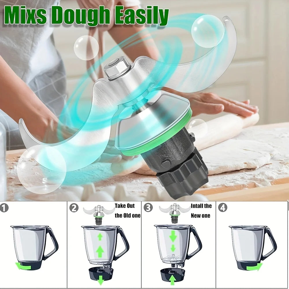 Dough Knife for Thermomix TM6/TM5 - Replacement Mixing Blade.