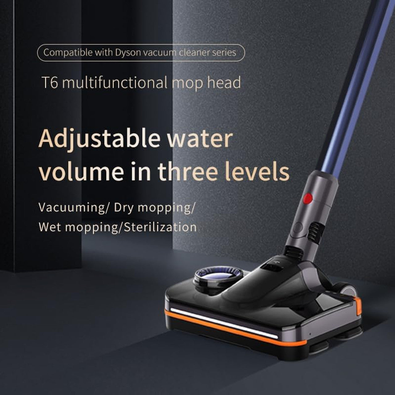 Hygieia T6 Wet Dry Mop Head for Dyson V7, V8, V10, V11, V15 & GEN5 Vacuum Cleaners