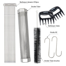 Asmoke BBQ Set (Includes Two Meat Claws, a Pellet Smoker Tube and Metal Skewers)