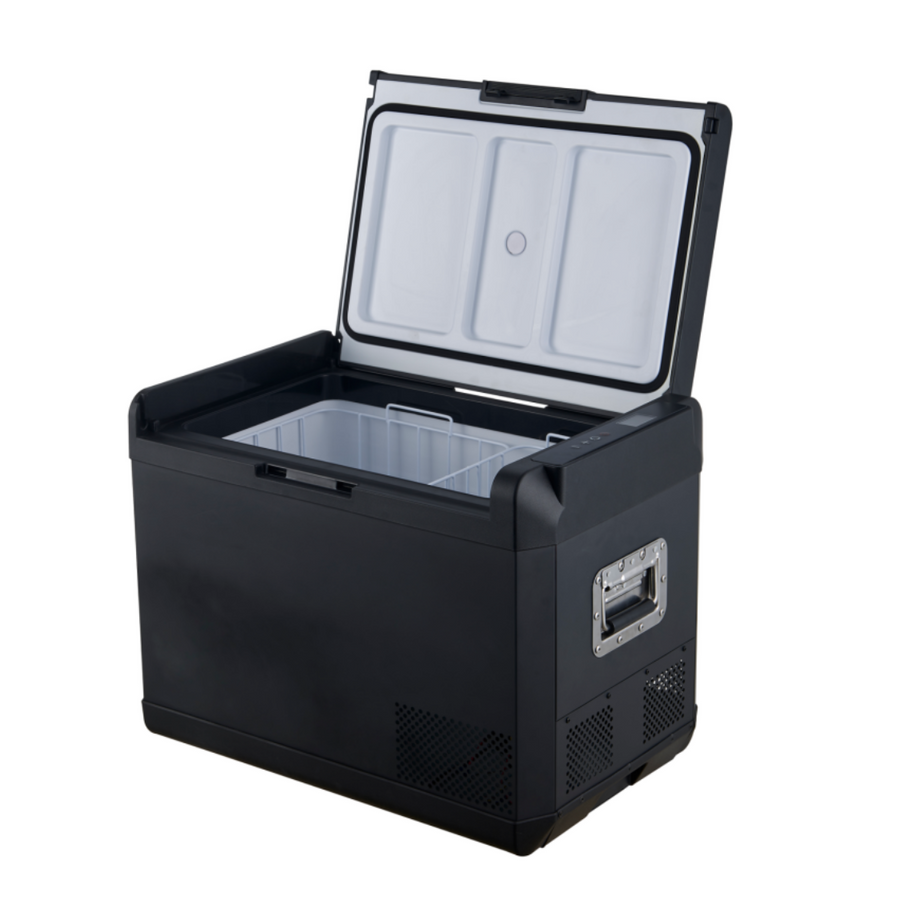 ASMOKE Premium Mini Fridge | 37L Compact Refrigerator with Roll-Bond Evaporator & Internal Light