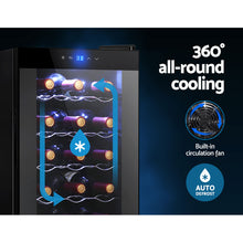 Devanti Wine Fridge Cooler 18 Bottles