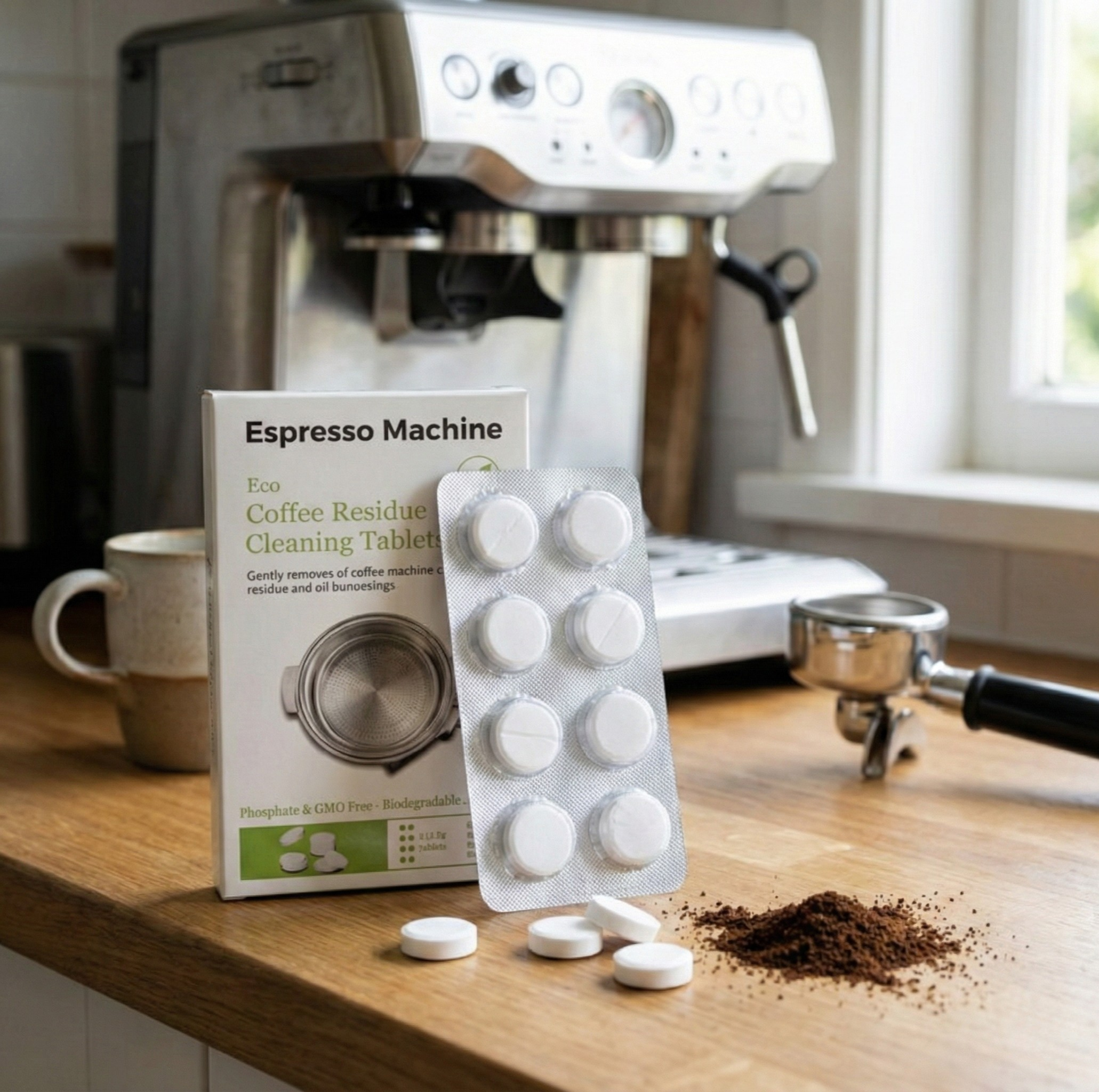 Espresso Cleaning Tablets (8-Pack) | Deep Clean for Oils, Residue & Brew Path Maintenance