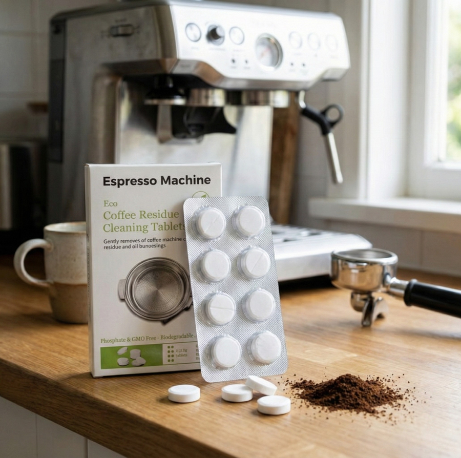 16 Pack Espresso Cleaning Tablets | Remove Oils & Residue